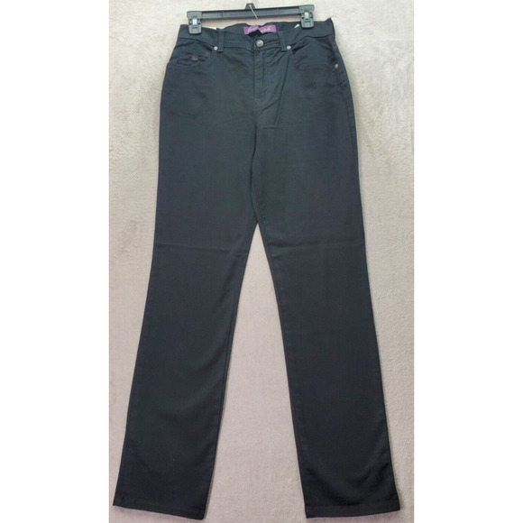 Gloria Vanderbilt Amanda Jeans Women's‎ 4 Black Denim Cotton Classic Fit Pockets - Picture 1 of 9